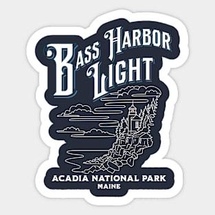 Bass Harbor Light Sticker